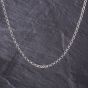Second Hand 9ct White Gold Round 18 Inch Belcher Chain 41162227