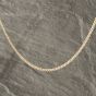 Second Hand 9ct Rose Gold 19 Inch Curb Chain 41162238