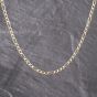 Second Hand 9ct Yellow Gold 3+1 Link 19 Inch Figaro Chain 41162266