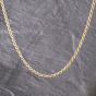 Second Hand 9ct Yellow Gold 19 Inch Rope Chain 41162270