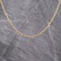 Second Hand 9ct Yellow Gold 18 Inch Rope Chain 41162276