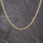 Second Hand 9ct Yellow Gold 18 Inch Rope Chain 41162301