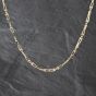 Second Hand 9ct Yellow Gold Ball & Bar 20 Inch Fancy Chain 41162319