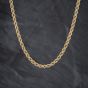 Second Hand 9ct Yellow Gold 18 Inch Rope Chain 41162351