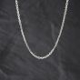 Second Hand 9ct White Gold Cable 16 Inch Fancy Chain 41162366
