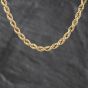 Second Hand 9ct Yellow Gold 16 Inch Rope Chain 41162395