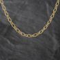 Second Hand 9ct Yellow Gold 18 Inch Fancy Chain 41162405
