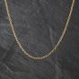Second Hand 9ct Yellow Gold 19 Inch Rope Chain 41162412