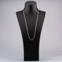 Second Hand 9ct White Gold 24 Inch Curb Necklace 4116467