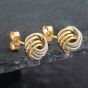 Second Hand Yellow Gold Stud Earrings 41171359