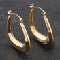 Second Hand Yellow Gold 22.5mm Creole Earrings 41173494