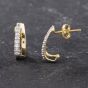 Second Hand Yellow Gold 12.5mm Diamond Dropper Earrings 41173605