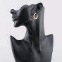 Second Hand 9ct Yellow Gold 25mm Twisted Hoop Earrings 41173791