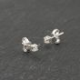 Second Hand White Gold 3mm 0.13ct Brilliant Cut Diamond Single Stone Stud Earrings 41173865