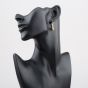Second Hand Yellow Gold 27mm Foliate And Beaded Edge Pattern Hoop Earrings 41174244
