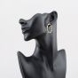 Second Hand Yellow Gold Twist 31mm Hoop Earrings 41174360