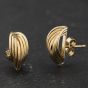 Second Hand Yellow Gold 13.7mm Stud Earrings 41174411