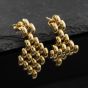 Second Hand 9ct Yellow Gold 27mm Chain Link Dropper Earrings 41174502