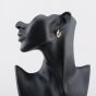 Second Hand Three Colour Gold 17mm Twist Hoop Earrings 41174505