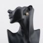 Second Hand 9ct Three Colour Gold 13mm Knot Stud Earrings 41174518