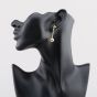 Second Hand 9ct Yellow Gold 35mm Ball Bar Dropper Earrings 41174565
