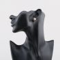Second Hand Yellow Gold 10mm Mother Of Pearl Set Button Stud Earrings 41174611