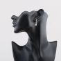 Second Hand Three Colour Gold 26mm Cultured Pearl Set Dropper Earrings 41174620