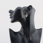 Second Hand Yellow Gold Oval Plain Creole Earrings 41174629