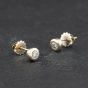 Second Hand 9ct White Gold Diamond Single Stone Stud Earrings 41174748