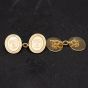 Second Hand 18ct Yellow Gold Engraved Cufflinks 4119570