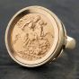 Second Hand 9ct Yellow Gold 1979 Full Sovereign Coin Ring 41200048BND