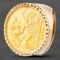 Second Hand Yellow Gold 1911 Half Sovereign Coin Ring 41201020