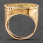 Second Hand Yellow Gold 1911 Half Sovereign Coin Ring 41201020