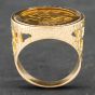 Second Hand Yellow Gold 1891 Full Sovereign Coin Ring 41201022