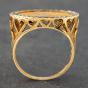 Second Hand 9ct Yellow Gold Half Sovereign 1914 Coin Ring 41201033BND