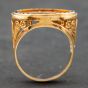 Second Hand 9ct Yellow Gold Full Sovereign 2022 Royal Arms QEII Coin Ring 41201037BND