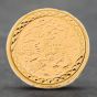Second Hand 9ct Yellow Gold Full Sovereign 2022 Royal Arms QEII Coin Ring 41201039BND