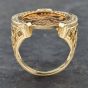 Second Hand 9ct Yellow Gold 2000 Half Sovereign Coin Ring 41201050BND
