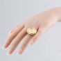 Second Hand 9ct Yellow Gold 2000 Half Sovereign Coin Ring 41201050BND