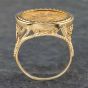 Second Hand 9ct Yellow Gold 1957 Full Sovereign Coin Ring 41201059BND