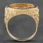 Second Hand 9ct Yellow Gold 2000 Half Sovereign  Coin Ring 41201067BND