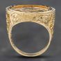 Second Hand 9ct Yellow Gold 2000 Half Sovereign Coin Ring 41201068BND