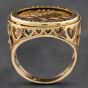 Second Hand 9ct Yellow Gold 1907 Half Sovereign Coin Ring 41201069BND