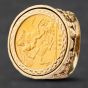 Second Hand 9ct Yellow Gold Openwork Mount Only Coin Ring 41201081