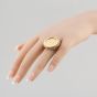 Second Hand 9ct Yellow Gold 1976 Full Sovereign Coin Ring 41201102BND