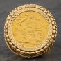 Second Hand 9ct Yellow Gold 2001 Half Sovereign Coin Ring 41201106BND