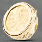 Second Hand 9ct Yellow Gold 1966 Full Sovereign  Coin Ring 41201126BND