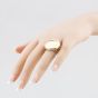 Second Hand 9ct Yellow Gold 1966 Full Sovereign  Coin Ring 41201126BND
