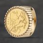 Second Hand Yellow Gold 1906 Half Sovereign Coin Ring 41201203