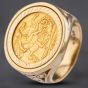 Second Hand 9ct Yellow Gold 1895 Half Sovereign Coin Ring 41201245BND